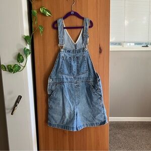 Vintage Gap Denim Overall Shorts